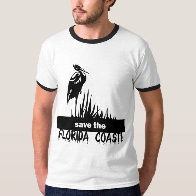 T-shirt Sauvez la côte de la Floride (Devant)