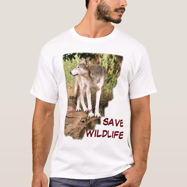 T-SHIRT SAUVEZ LA FAUNE (Devant)