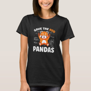 T-shirt Sauvez la faune de Zoogoer de Pandas rouges