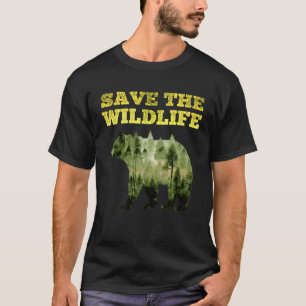 T-shirt Sauvez la faune en danger Animaux et Plantes en fr