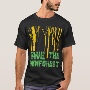 T-shirt Sauvez la forêt tropicale