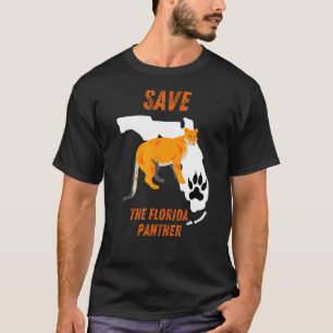 T-shirt Sauvez La Panthère De Floride