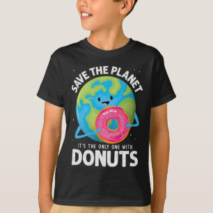 T-shirt Sauvez La Planète C'Est La Seule Avec La Terre De