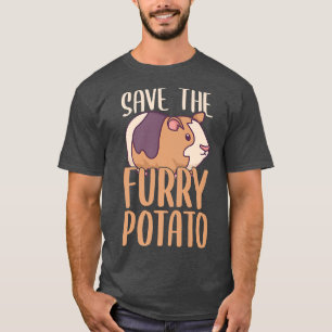 T-shirt Sauvez la pomme de terre fourrure Cavy Guinée Coch