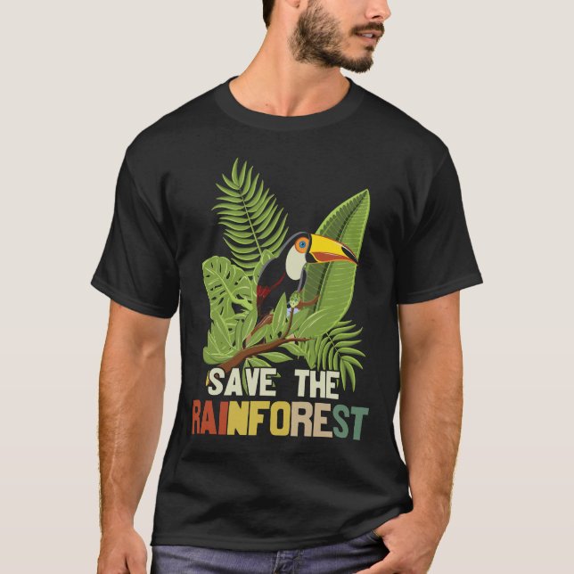 T-shirt Sauvez La Rainforest (Devant)