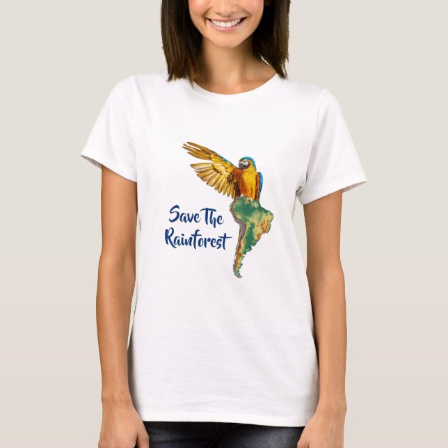 T-shirt Sauvez La Rainforest (Devant)