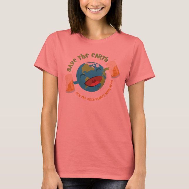 T-shirt Sauvez la Terre (Devant)