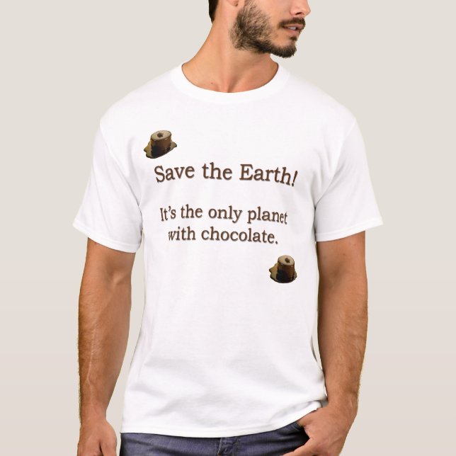 T-shirt Sauvez la terre ! (Devant)