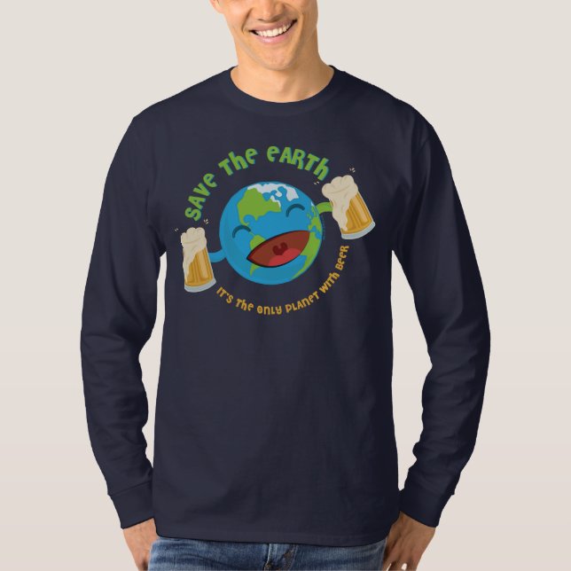 T-shirt Sauvez la terre (Devant)