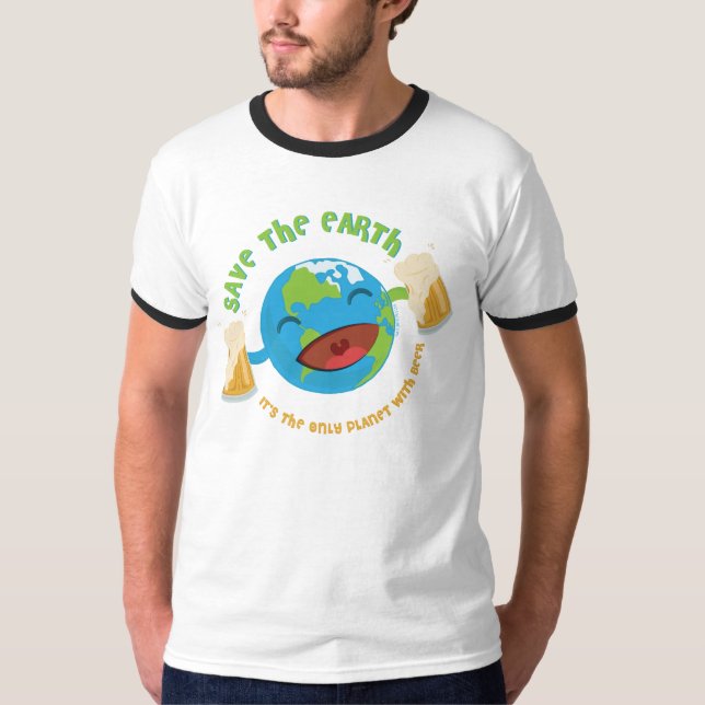 T-shirt Sauvez la terre (Devant)