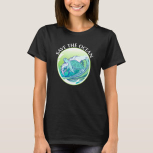 T-shirt Sauvez la tortue marine Biologiste de la biologie