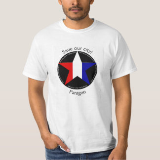 T-shirt Sauvez la ville de parangon
