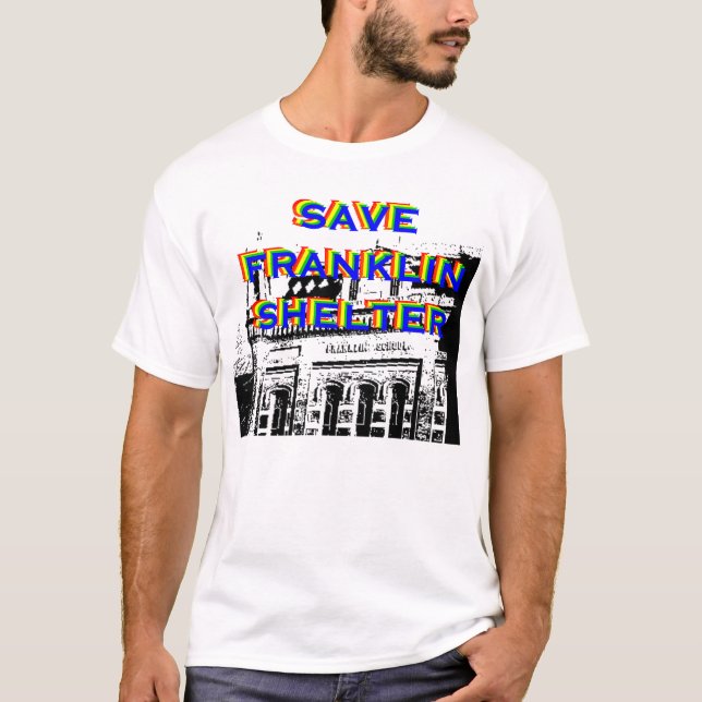T-SHIRT SAUVEZ L'ABRI DE FRANKLIN (Devant)
