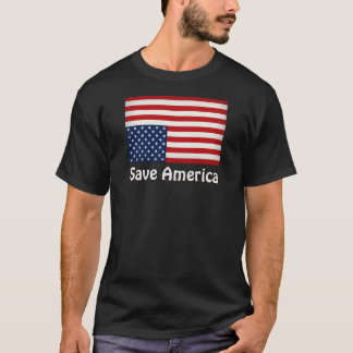 T-shirt Sauvez l'Amérique à l'envers de la protestation co
