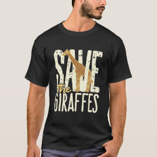 T-shirt Sauvez l'amoureux de la Giraffes