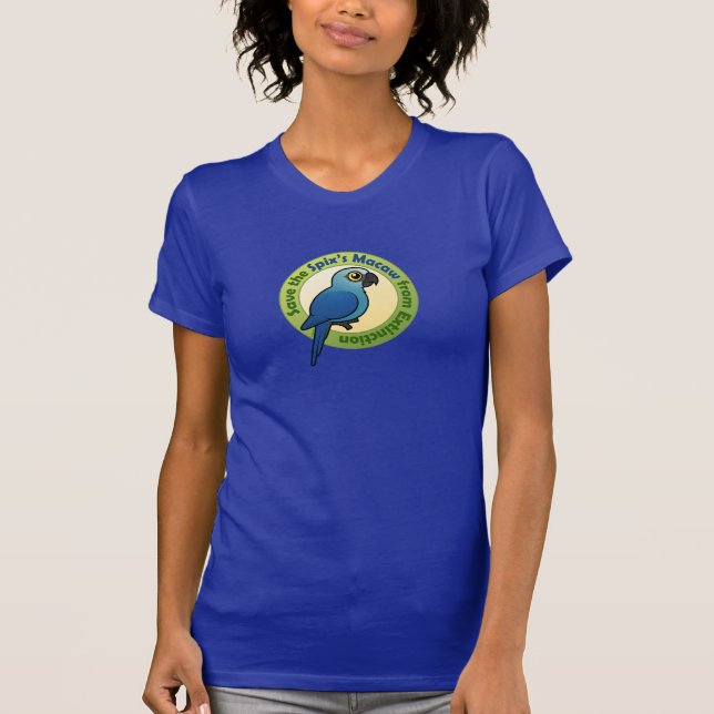 T-shirt Sauvez l'ara du Spix de l'extinction (Devant)