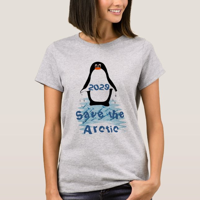T-shirt Sauvez l'Arctique (Devant)
