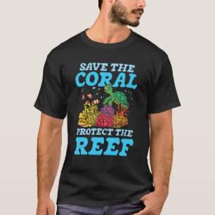 T-shirt Sauvez Le Corail Protégez Le récif