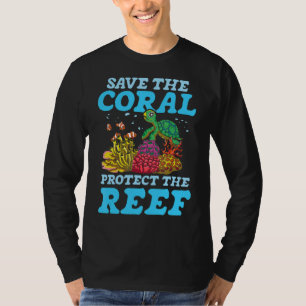 T-shirt Sauvez Le Corail Protégez Le récif
