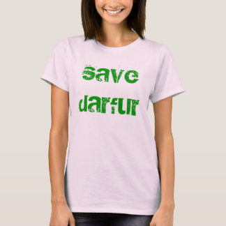 T-shirt Sauvez le Darfour Tee.