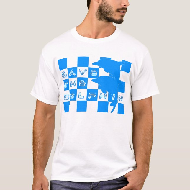 T-shirt Sauvez le dauphin (Devant)