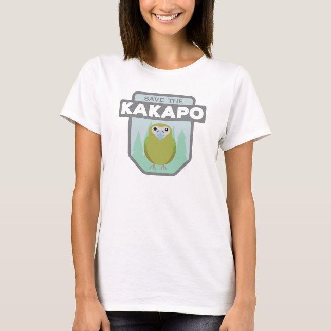 T-shirt Sauvez le Débardeur des femmes de Kakapo (Devant)