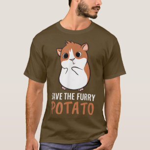 T-shirt Sauvez Le Design De Pomme De Terre Fruite Pour Le 