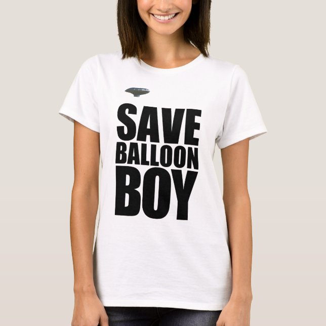 T-SHIRT SAUVEZ LE GARÇON DE BALLON (Devant)