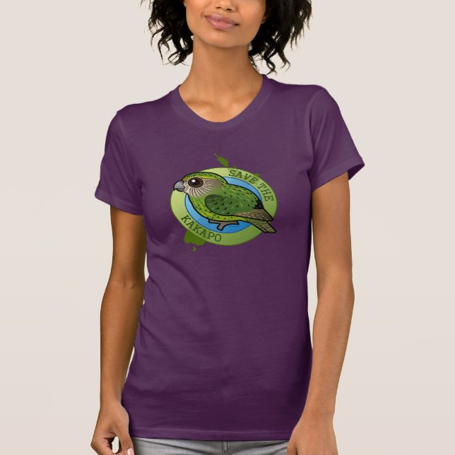 T-shirt Sauvez le Kakapo (Devant)