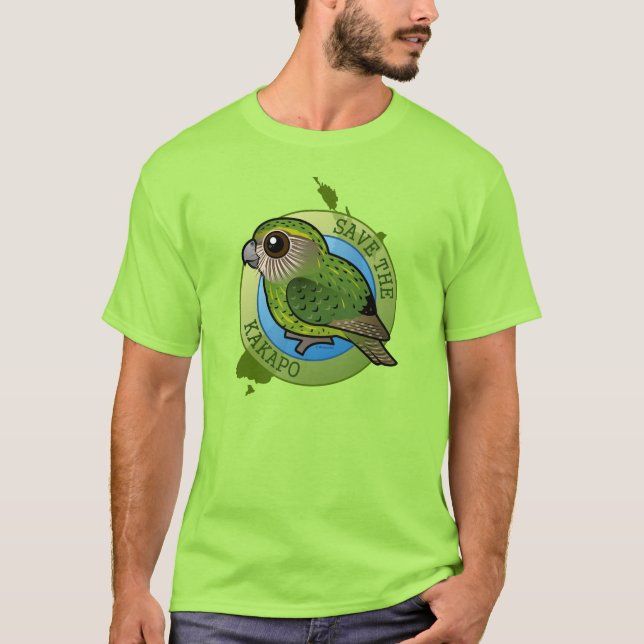 T-shirt Sauvez le Kakapo (Devant)