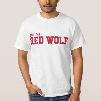 T-shirt Sauvez le Loup rouge sauvage de l'extinction