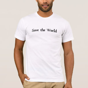 T-shirt Sauvez le monde - tuez un hippie