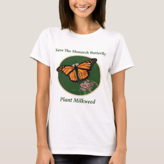 T-shirt Sauvez le papillon de monarque - Milkweed de