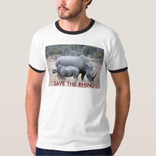 T-shirt Sauvez le rhinocéros !