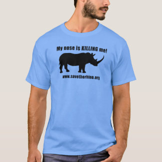 T-shirt Sauvez le rhinocéros