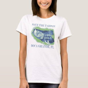 T-shirt Sauvez le tarpon - Boca grand, FL