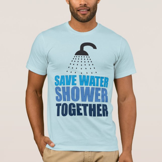 T-shirt Sauvez l'eau ! (Devant)