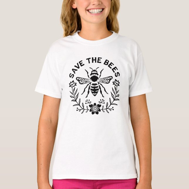 T-shirt Sauvez les abeilles (Devant)