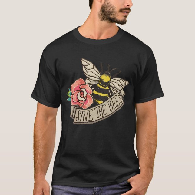 T-shirt Sauvez les abeilles (Devant)