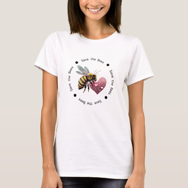 T-shirt Sauvez les abeilles (Devant)