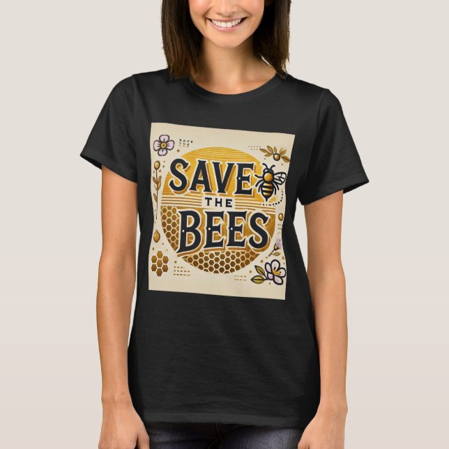 T-shirt Sauvez les abeilles (Devant)