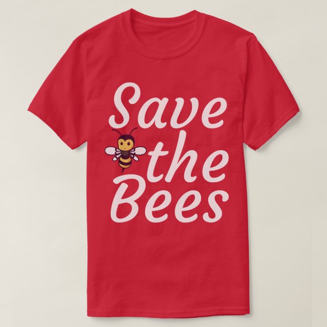 T-shirt Sauvez les abeilles 1 (Design devant)