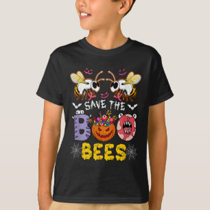 T-shirt Sauvez les abeilles Boo Halloween Conscience du ca