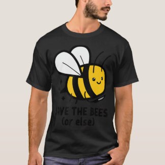 T-shirt Sauvez Les Abeilles Ou Autres Couteau Nature Anima
