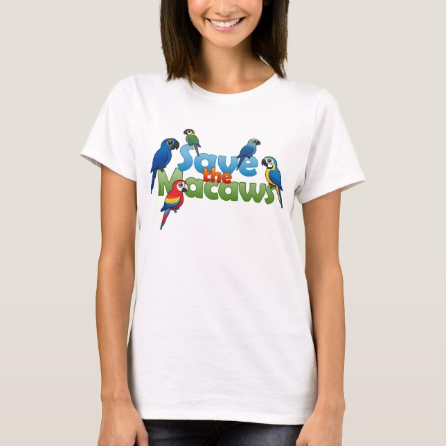 T-shirt Sauvez les aras (Devant)