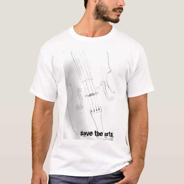 T-shirt Sauvez les arts (Devant)