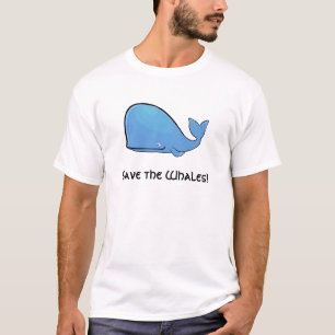 T-shirt Sauvez les baleines !