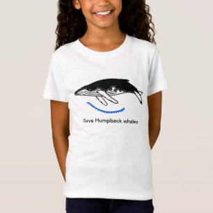 T-Shirt Sauvez les baleines à bosse -Amoureux des animaux 