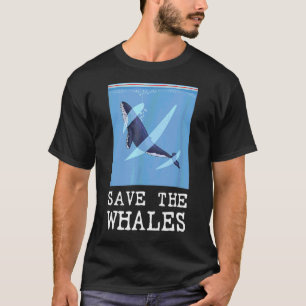 T-shirt Sauvez Les Baleines Conservation Bag Whale Conserv