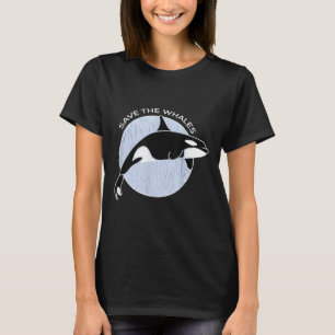 T-shirt Sauvez Les Baleines I Ocean De l'environnement Pro